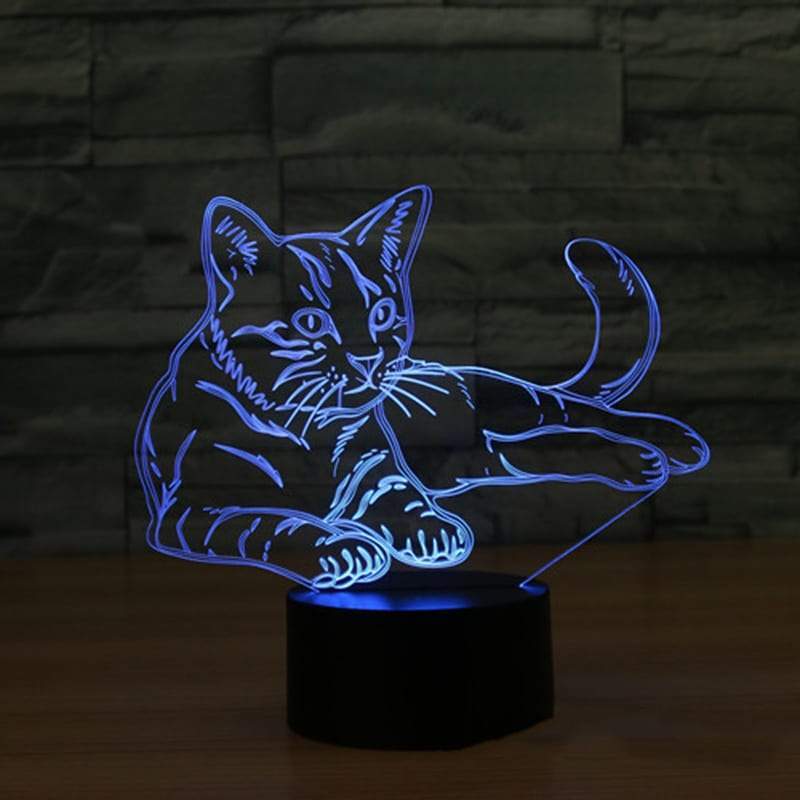 Cat Led Table Lamp
