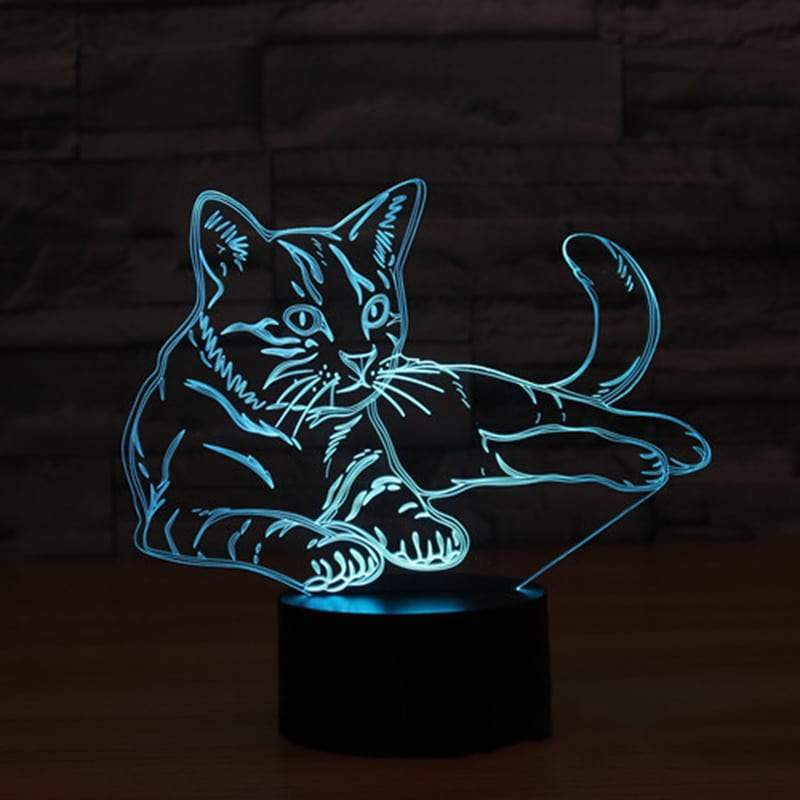 Cat Led Table Lamp