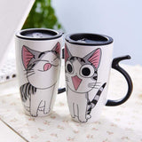 LARGE 600 ML CUTE CERAMIC CAT MUG