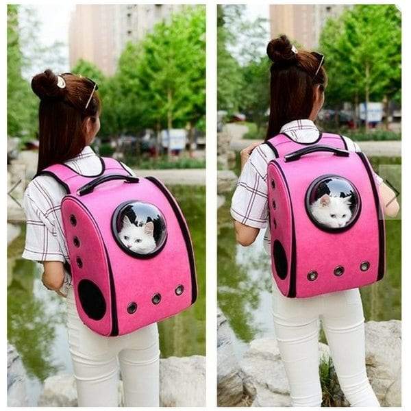 Cat Dog Astronaut Capsule Backpack