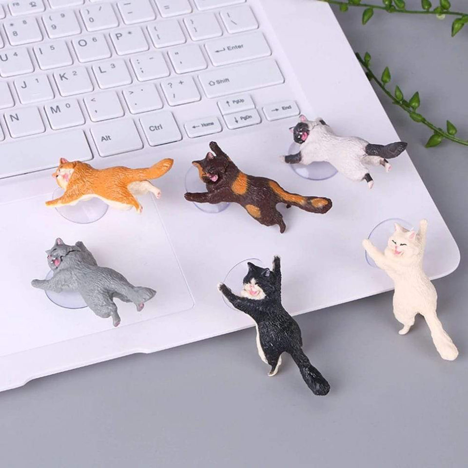 Adorable cats phone stand
