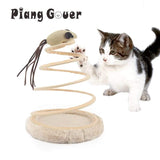 Spring cat toy